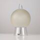 Murano glass table lamp by Itre, cone and satin sphere, Venice 1980s