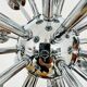 Chromed 1970s Sputnik Chandelier by Motoko Ishii for Staff