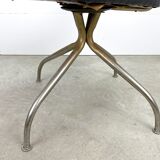 Retro office chair | swivel vintage black chair