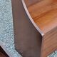 Pair of bedside tables from the 70s in rosewood stained oak veneer