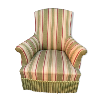 Fauteuil ancien style crapaud
