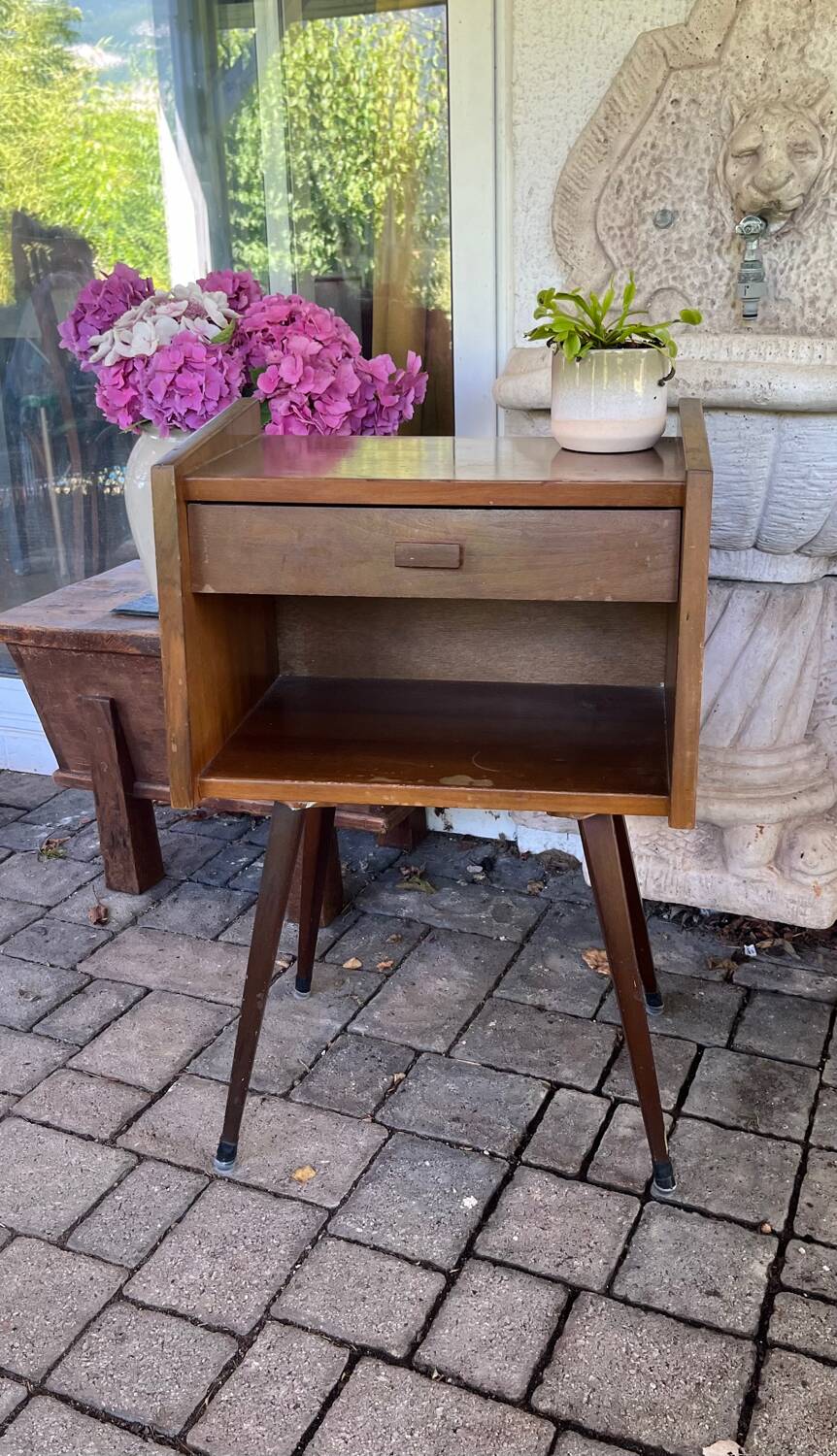 Vintage bedside table