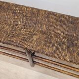 Banc en paille