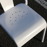 4 Tolix chairs by designer Xavier Pauchard model T37 1950