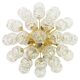 Spectacular Sputnik Ceiling Light with Snowball Glass by Doria, Germany, 1970s