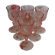 6 pink glasses with Arcoroc Rosaline Liqueur