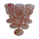 6 pink glasses with Arcoroc Rosaline Liqueur
