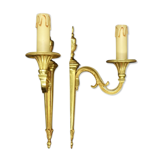 Pair of appliques 1 louis XVI style - Lucien GAU, Paris