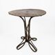 Table de jardin Eiffel en fer forgé riveté du XIXe