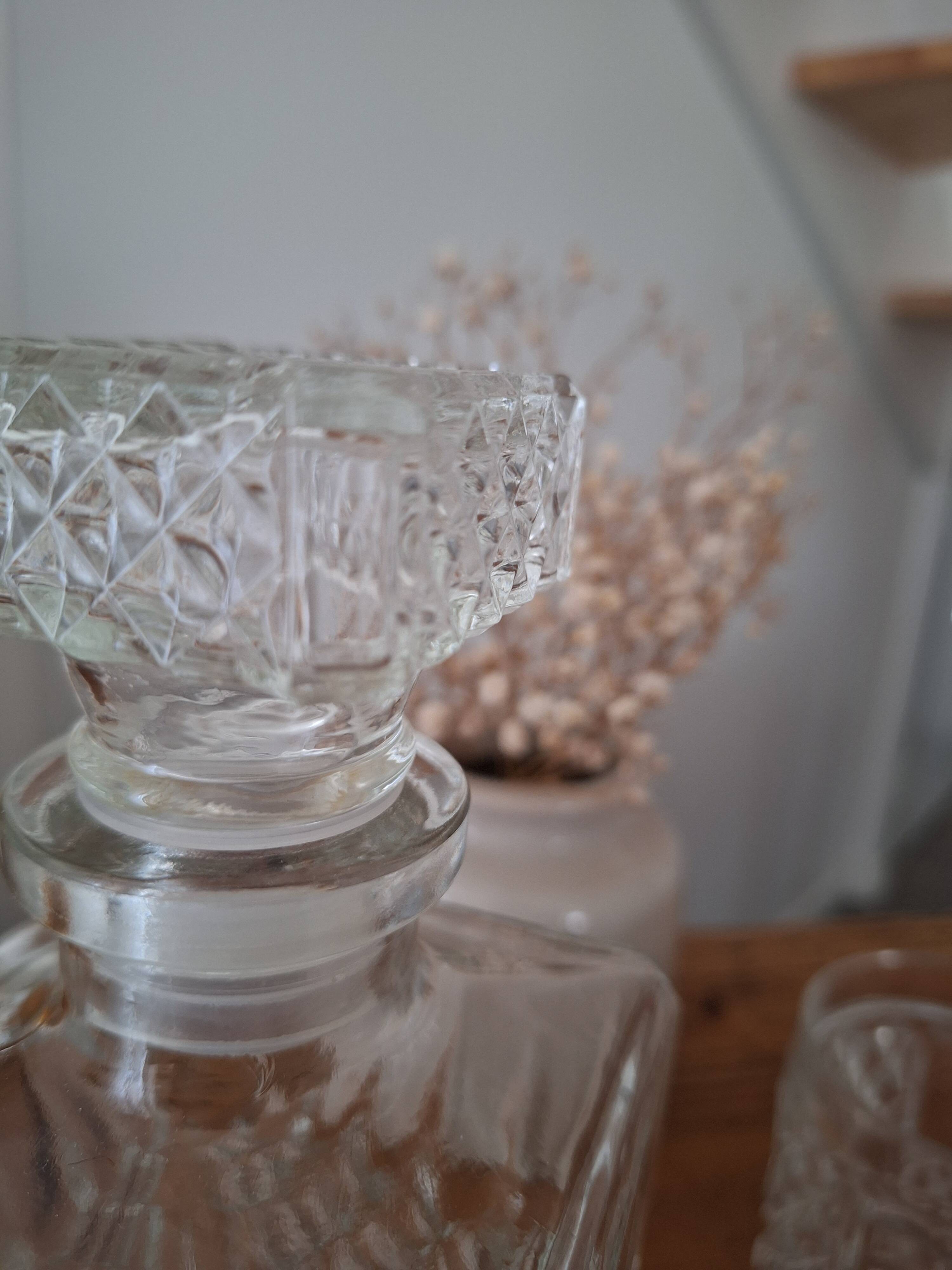 Vintage whiskey decanter