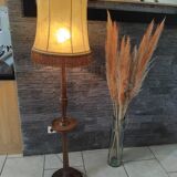 Vintage wooden floor lamp