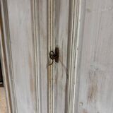 Antique patinated wardrobe - late 19th century