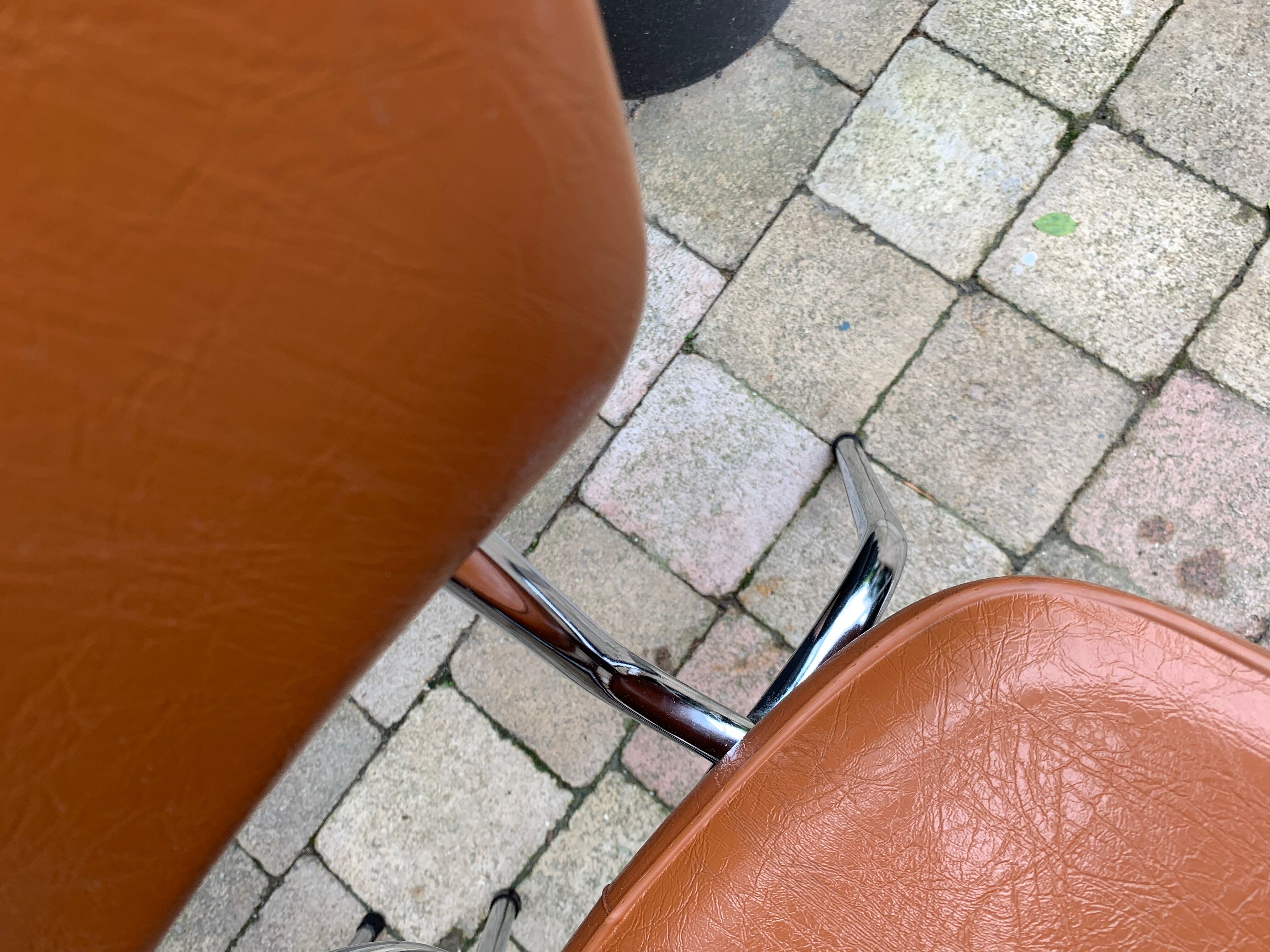 Skai chairs and vintage chrome