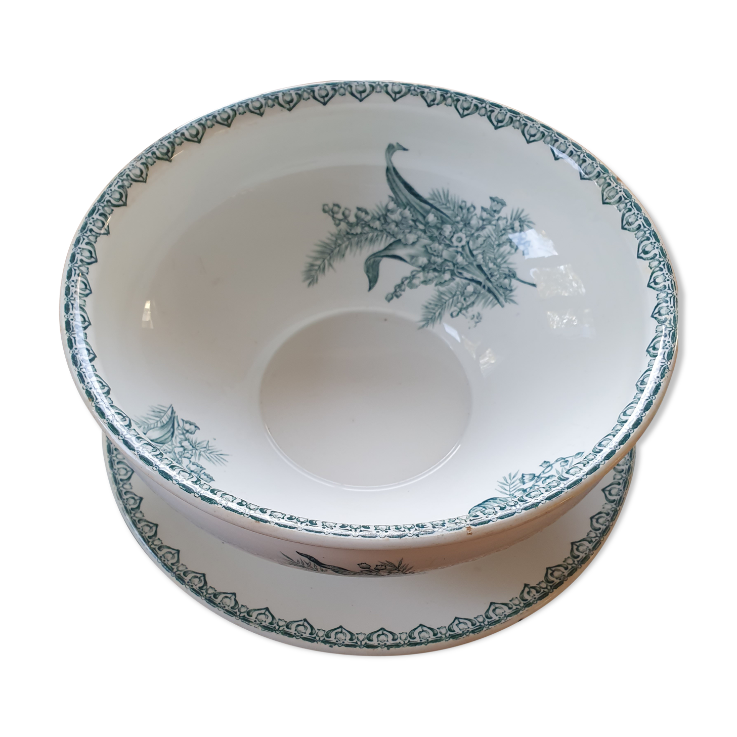 Set of 2 saint Amand serving dishes