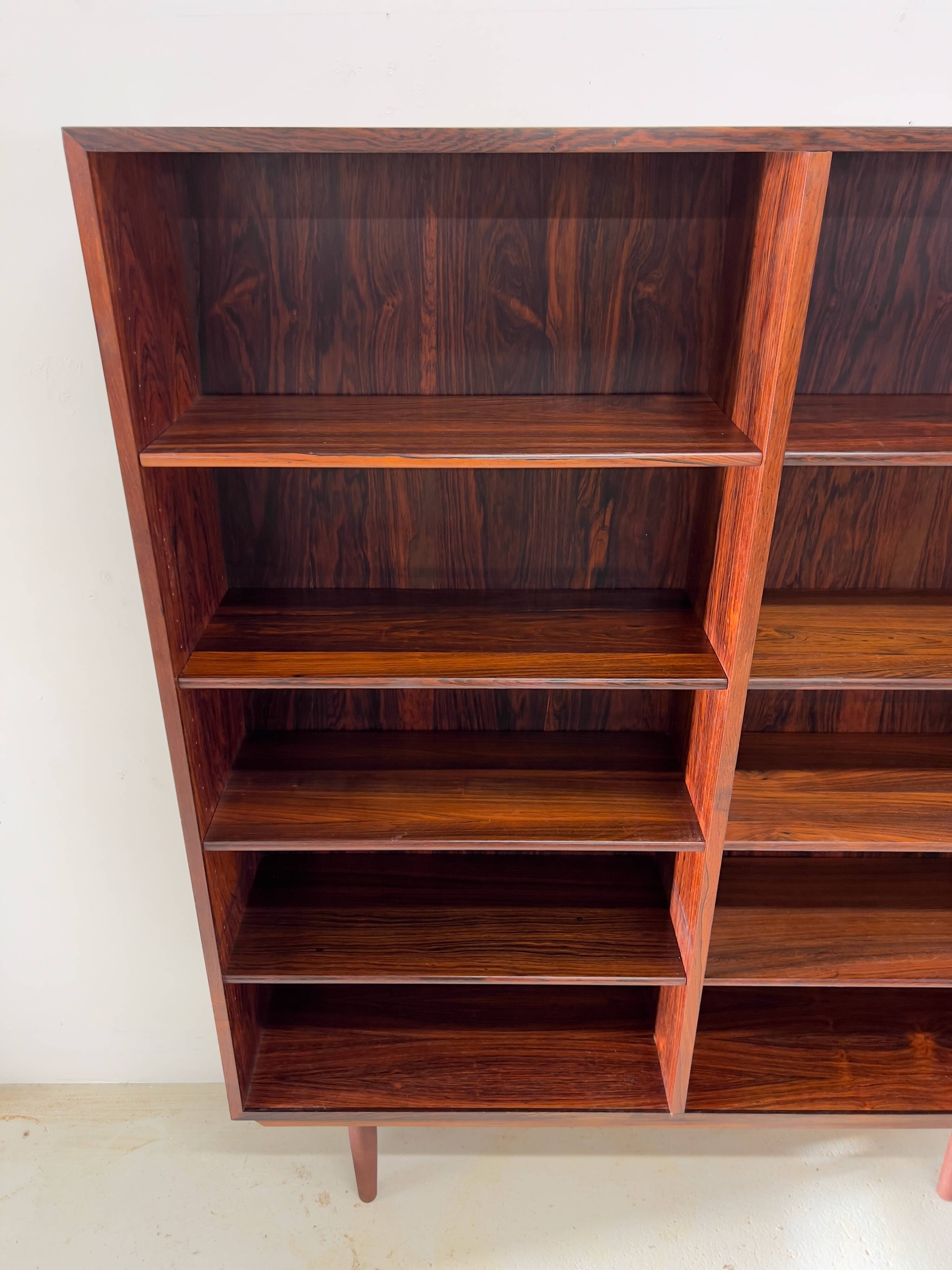 Rosewood Model 6 Bookcase by Omann Jun Mobelfabrik, 1960s