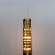 Romani Saccati for Gucci Brass Crystal Murano Pendant by Studio Design