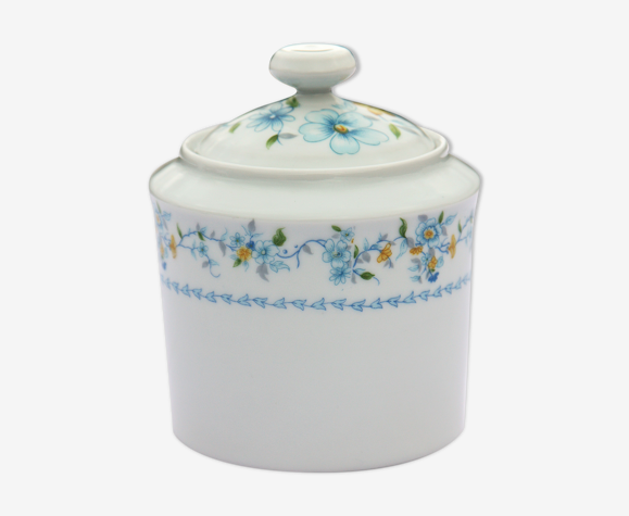 Sucrier en porcelaine de Limoges Tharaud modèle Sylvia