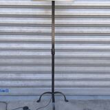 Wrought iron tripod floor lamp 1960