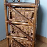 Rattan and wicker chest of drawers
