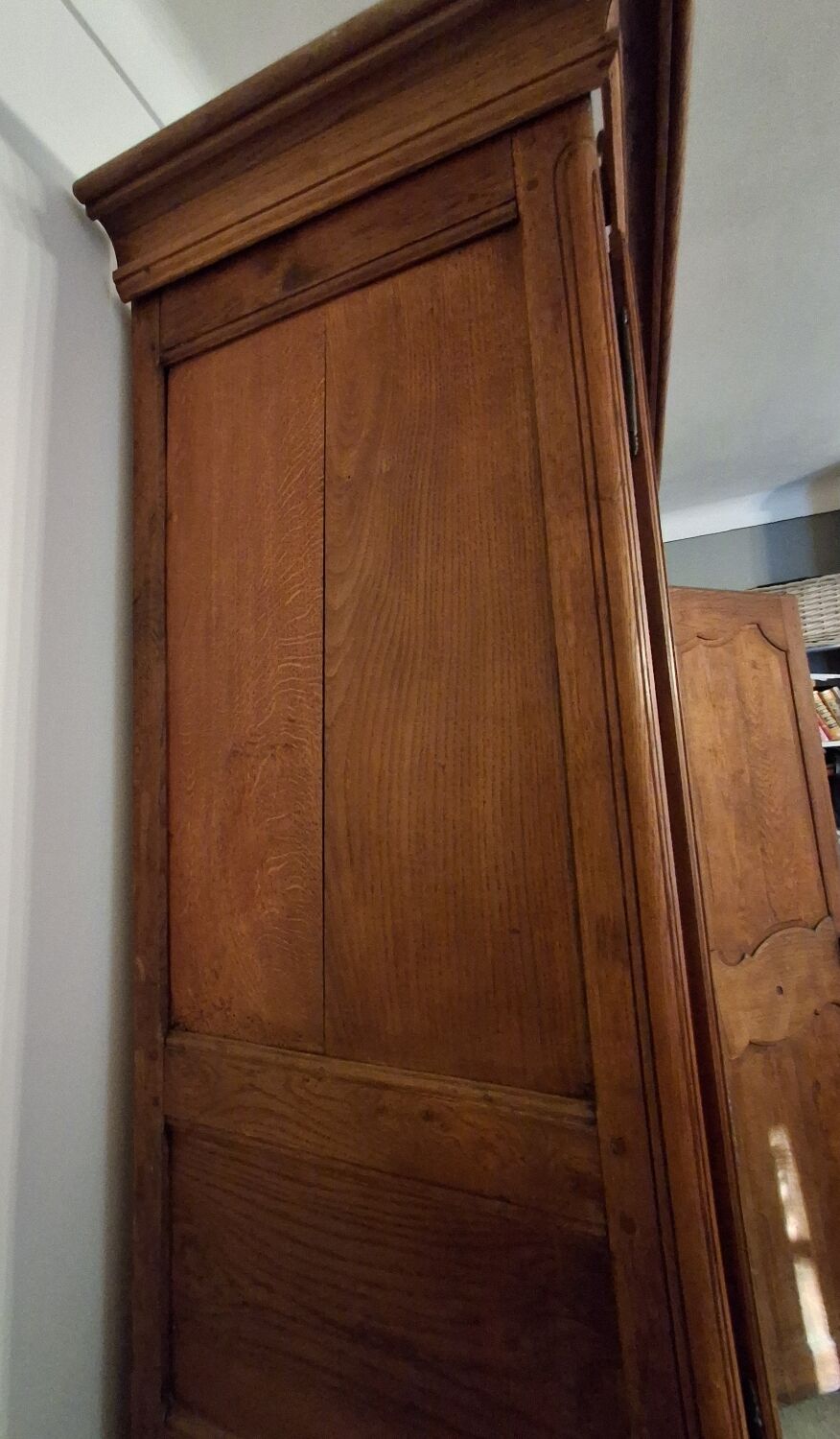 Norman oak stripped wardrobe