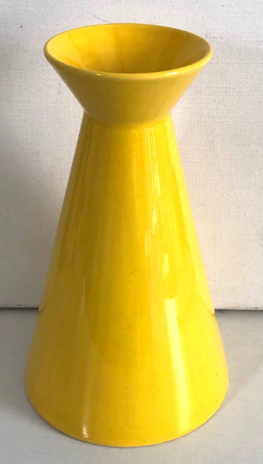 Yellow Ceramic Vase
