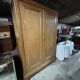 Parisian oak cabinet with pegs