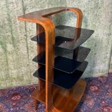 Mid century retro vintage teak stand shelf 1970