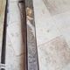 Nordic skiing in wood and skin former