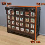 Meuble de Commerce Manjoosh en Bois Exotique, Inde – Début XXe