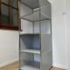 USM Haller shelf in light grey