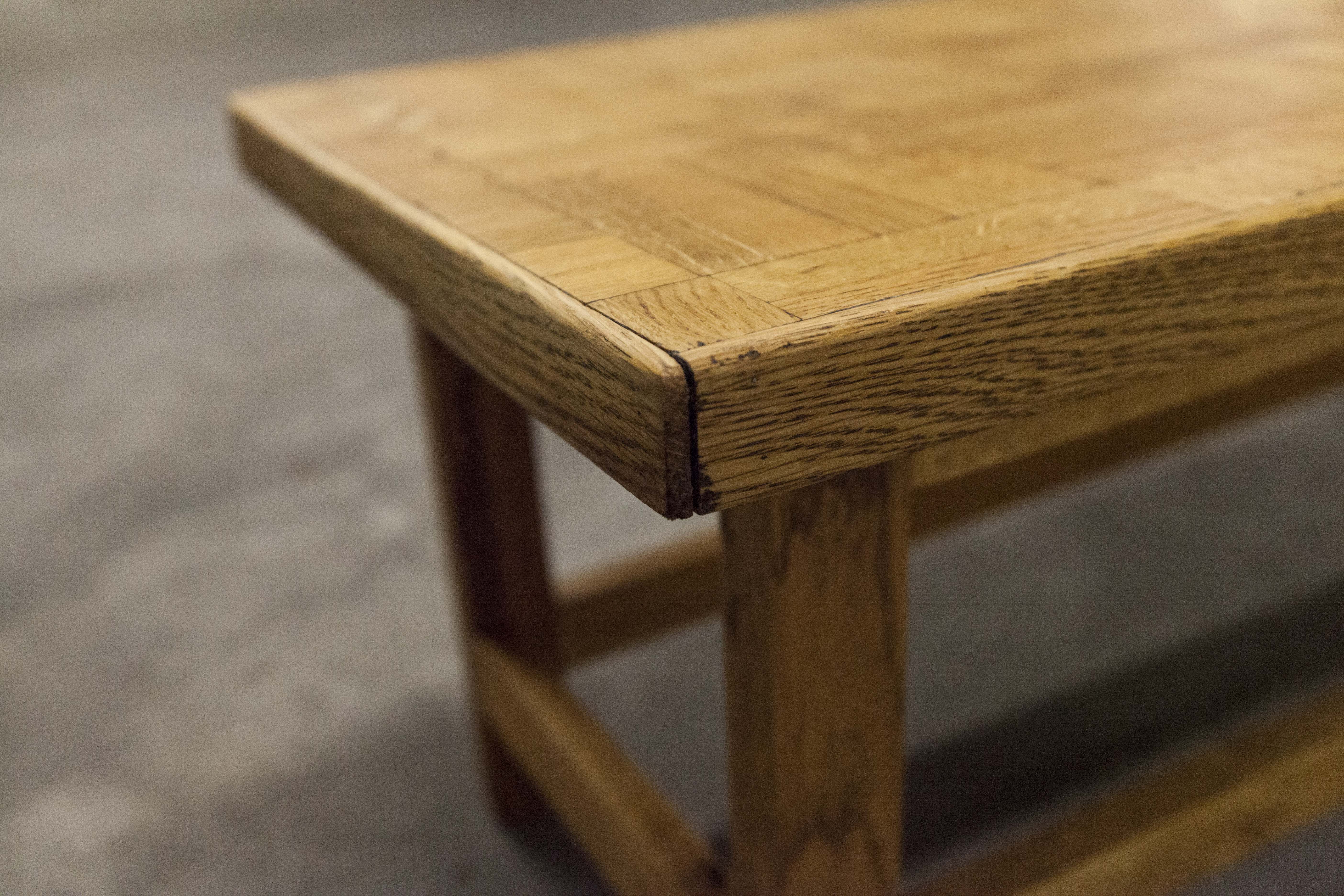 1960 handcrafted bench