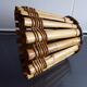 Vintage bamboo and rattan basket