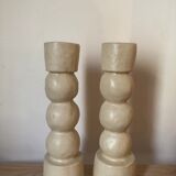Duo totem candle holder