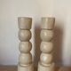 Duo bougeoir totem