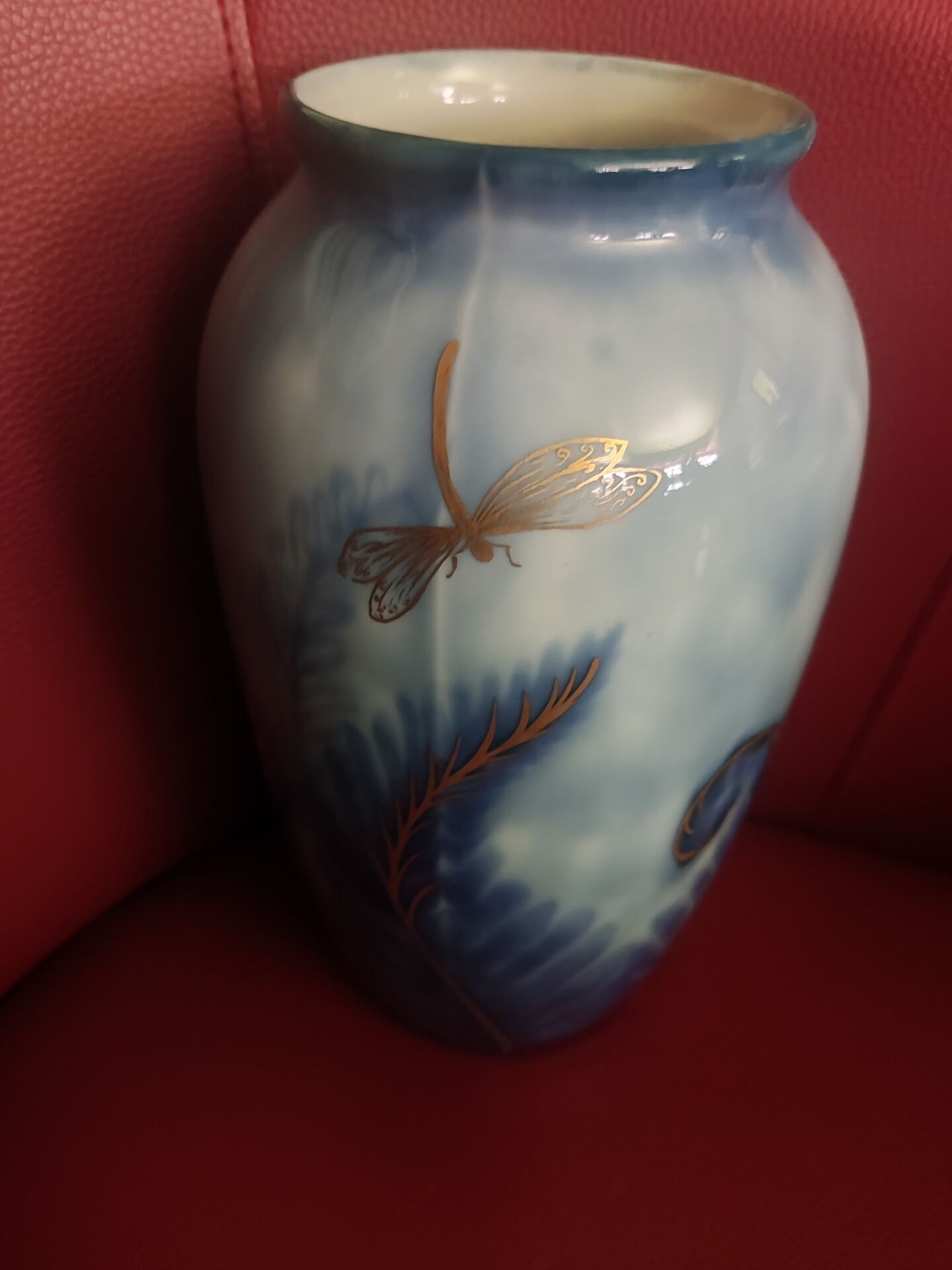 Limoges porcelain vase signed by Camille Tharaud