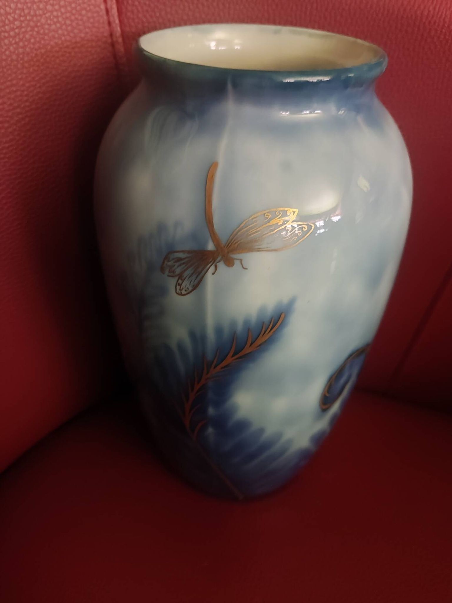 Limoges porcelain vase signed by Camille Tharaud