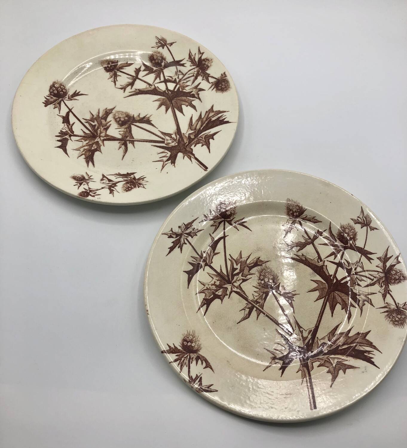 Jules Vieillard Bordeaux dessert plates