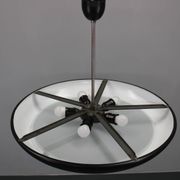 Bauhaus "UFO" pendant light by Josef Hurka for Napako, Czechoslovakia, 1940s