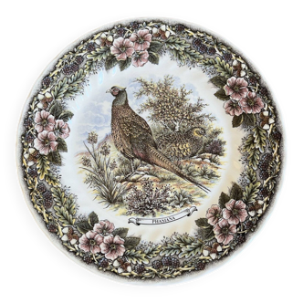 Churchill plate english earthenware model wildlife the pheasant