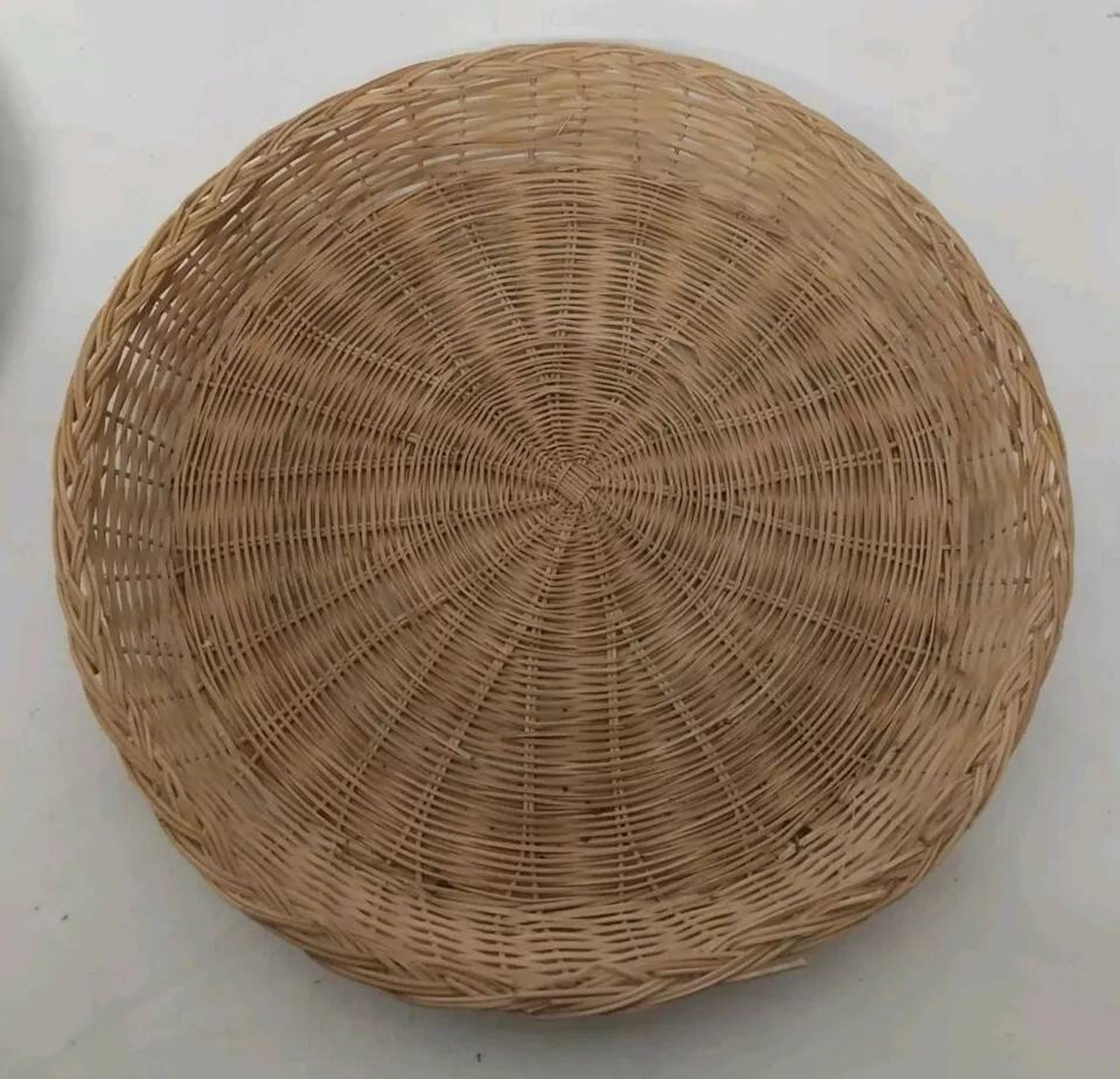 Set of 3 Vintage Rattan Baskets