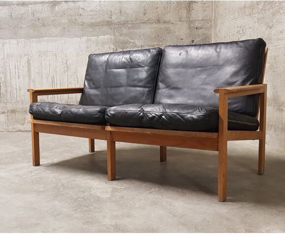 Model Capella teak sofa by Illum Wikkelsø for Niels Eilersen, 1960s |  Selency
