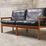 Model Capella teak sofa by Illum Wikkelsø for Niels Eilersen, 1960s