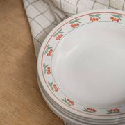 Lot de 6 assiettes creuses « Tomates d’été »