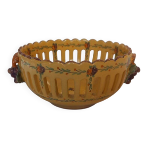 Corbeille en faïence