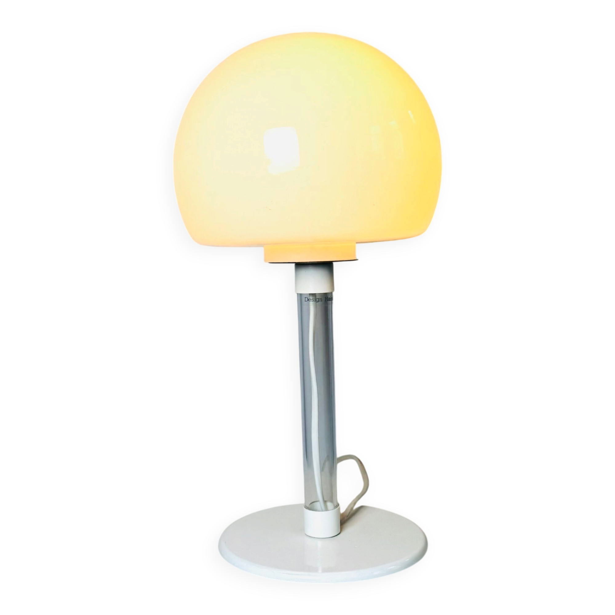 Opal Glass Sphere Table Lamp By Harco Loor For Harco Loor Design, The Netherlands 1980S