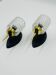 Pair of vintage wall lights with textured glass, attributed to Maison Arlus.