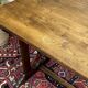 Bistro table in chestnut from the 1950s.