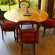 4 chaises médaillon tapissées style Louis Philippe