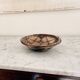 Plat kabyle en terre cuite peinte