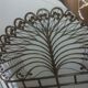 2-seat peacock rattan headboard